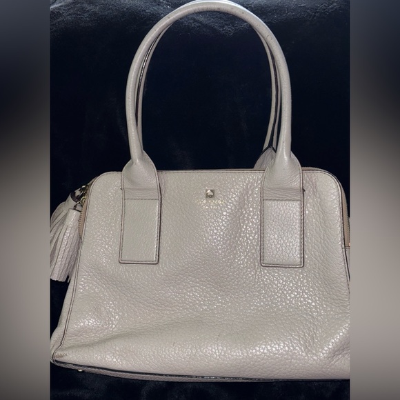 Kate Spade taupe pebble leather handbag - Picture 1 of 14